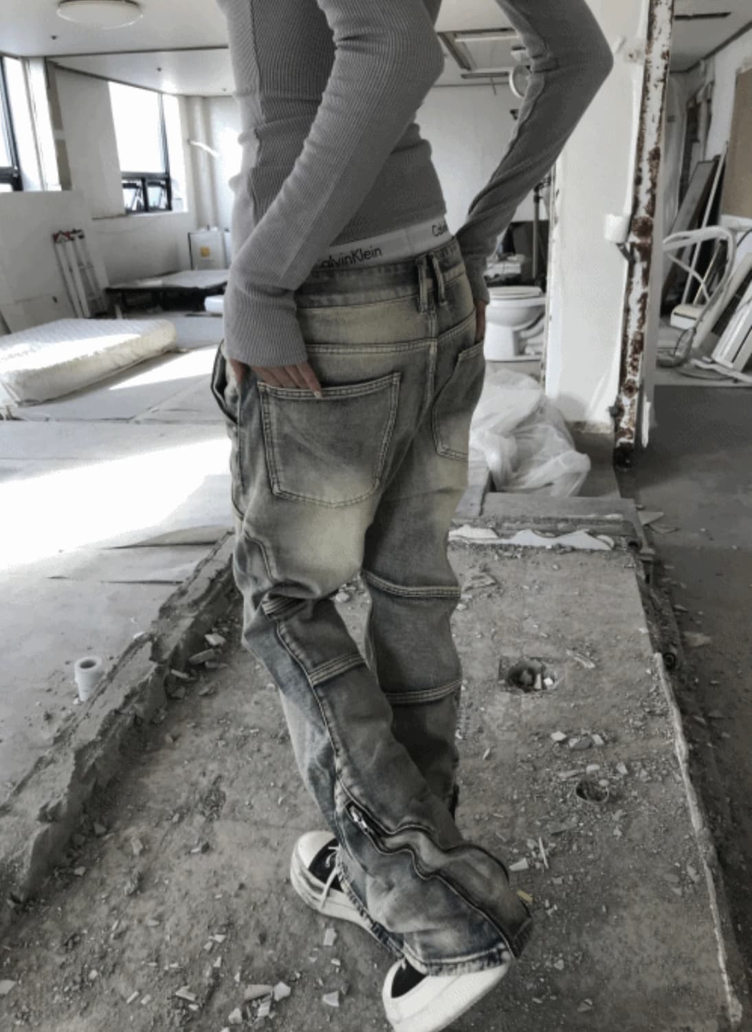 Kyoiii GRIND ZIP CARGO PT(BLUE) 상품이미지1