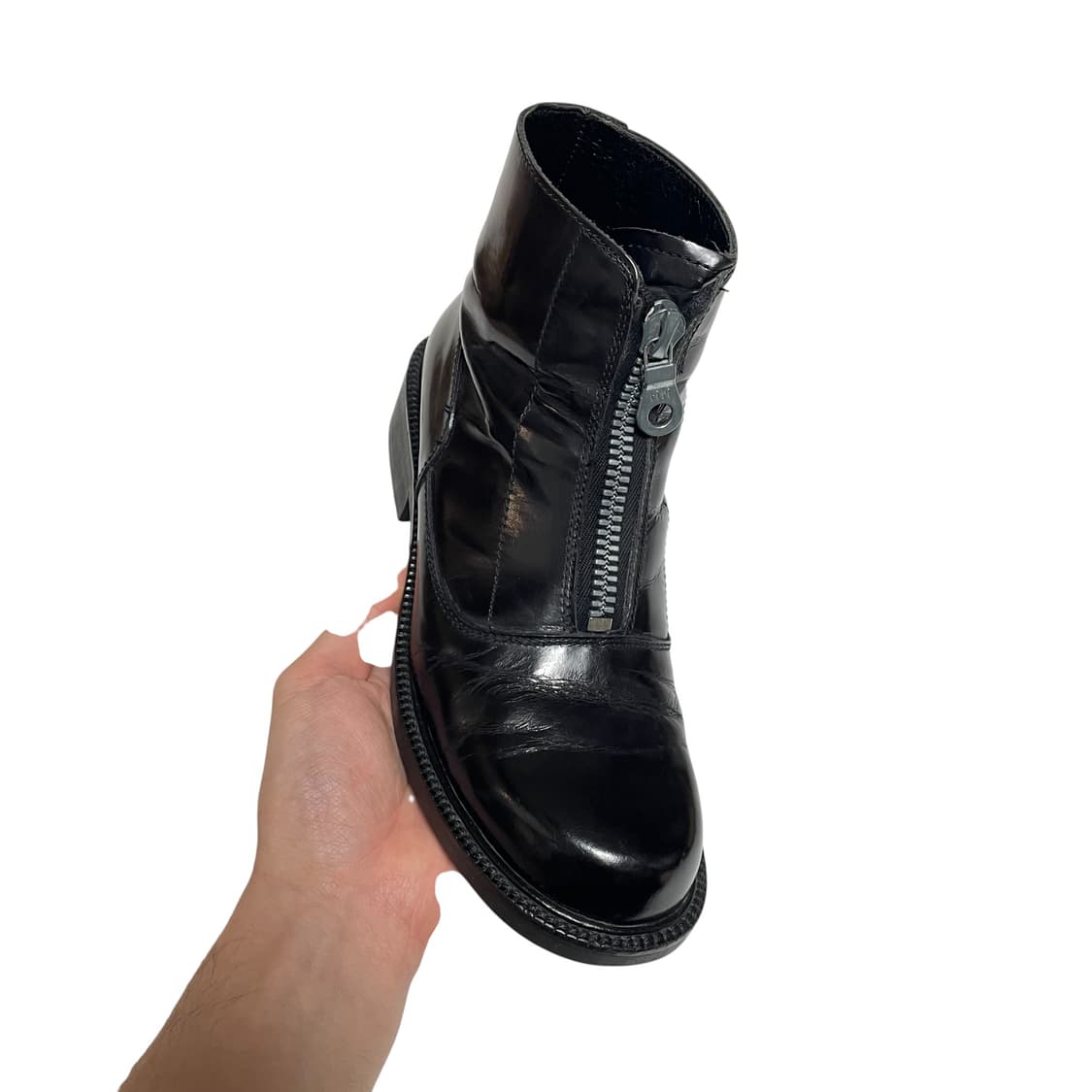 요지 야마모토 프론트 지퍼 부츠 상품이미지5
