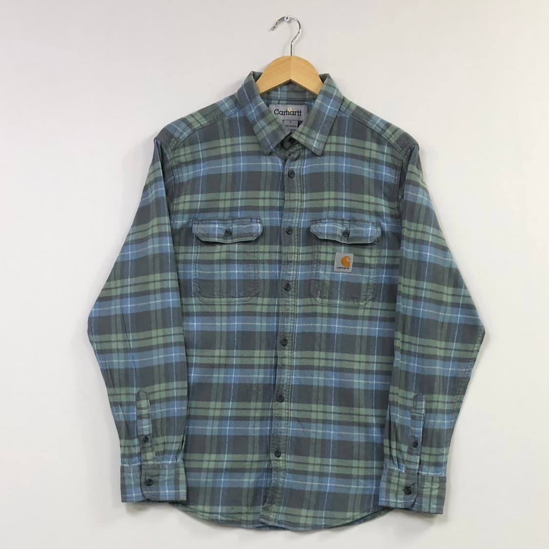 L 칼하트 체크 남방 상품이미지2