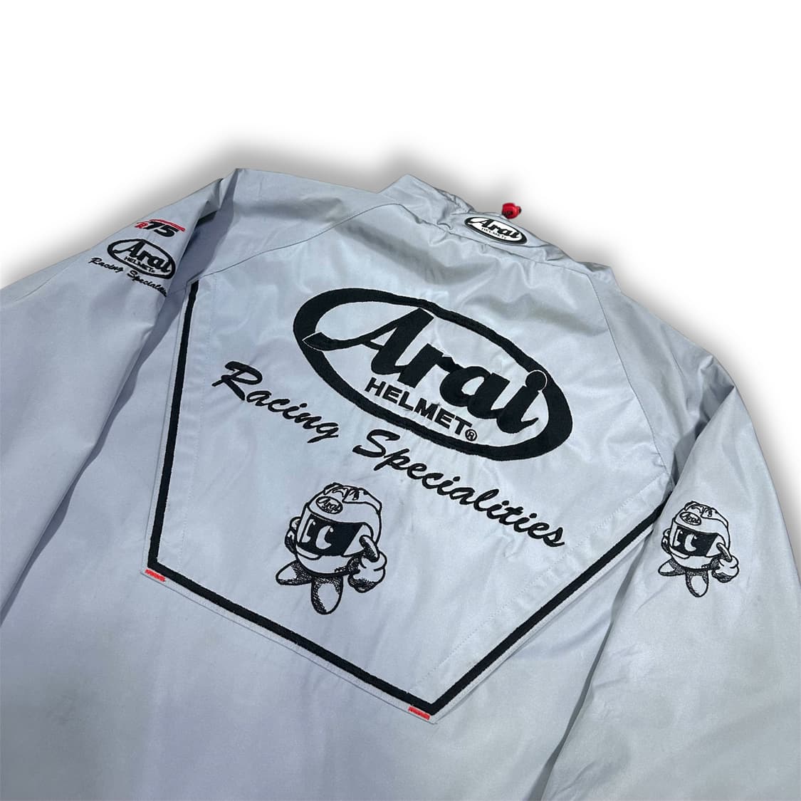 Arai 아라이 구형 실버 레이싱 자켓 상품이미지3