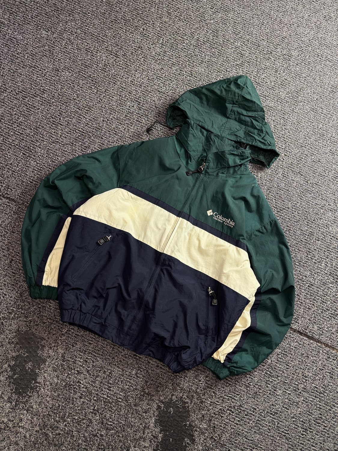 컬럼비아 USA 올드스쿨 배색 바람막이 자켓 3429 상품이미지1