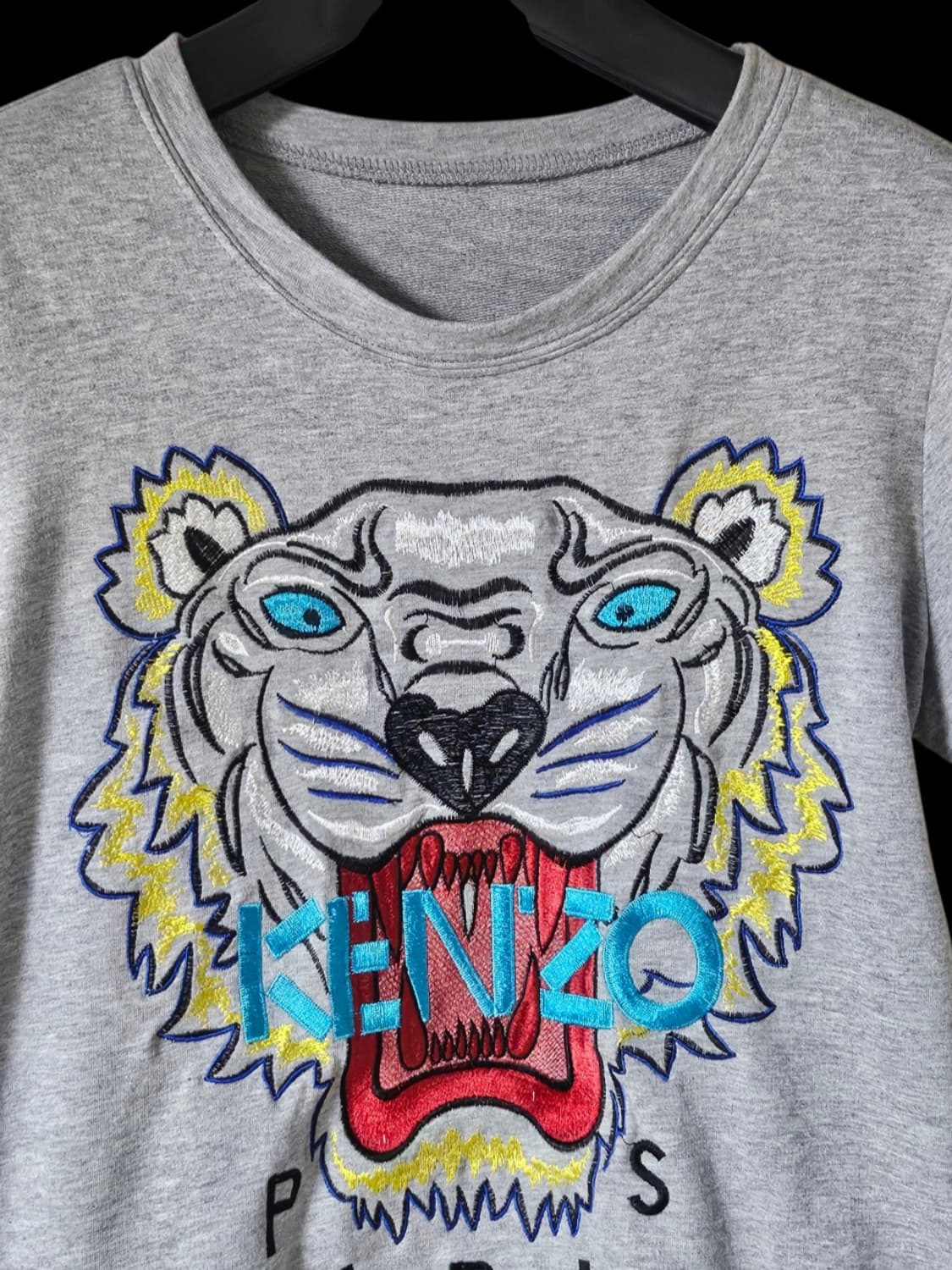 타이거 자수 반팔 여성 티셔츠 상품이미지2