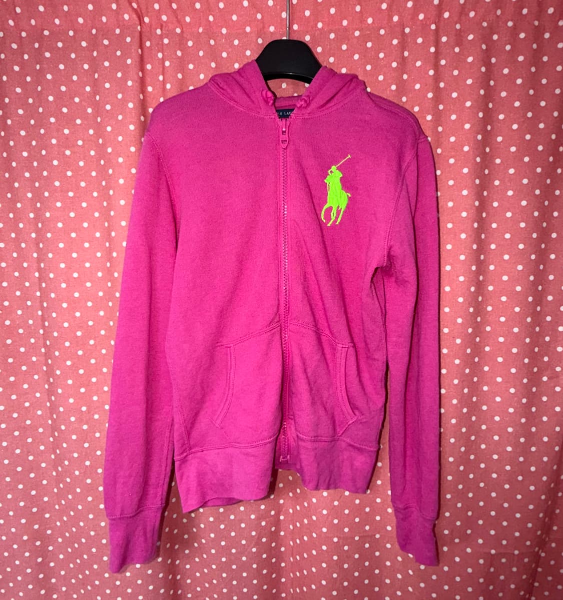 [Ralph Lauren] 빅포니 후드집업 핑크 상품이미지1