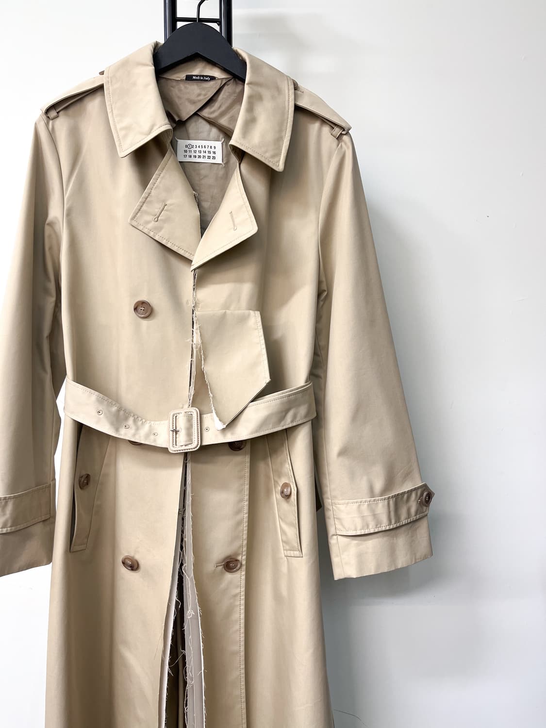 메종 마르지엘라 17s/s 컷오프 트렌치 코트 상품이미지3