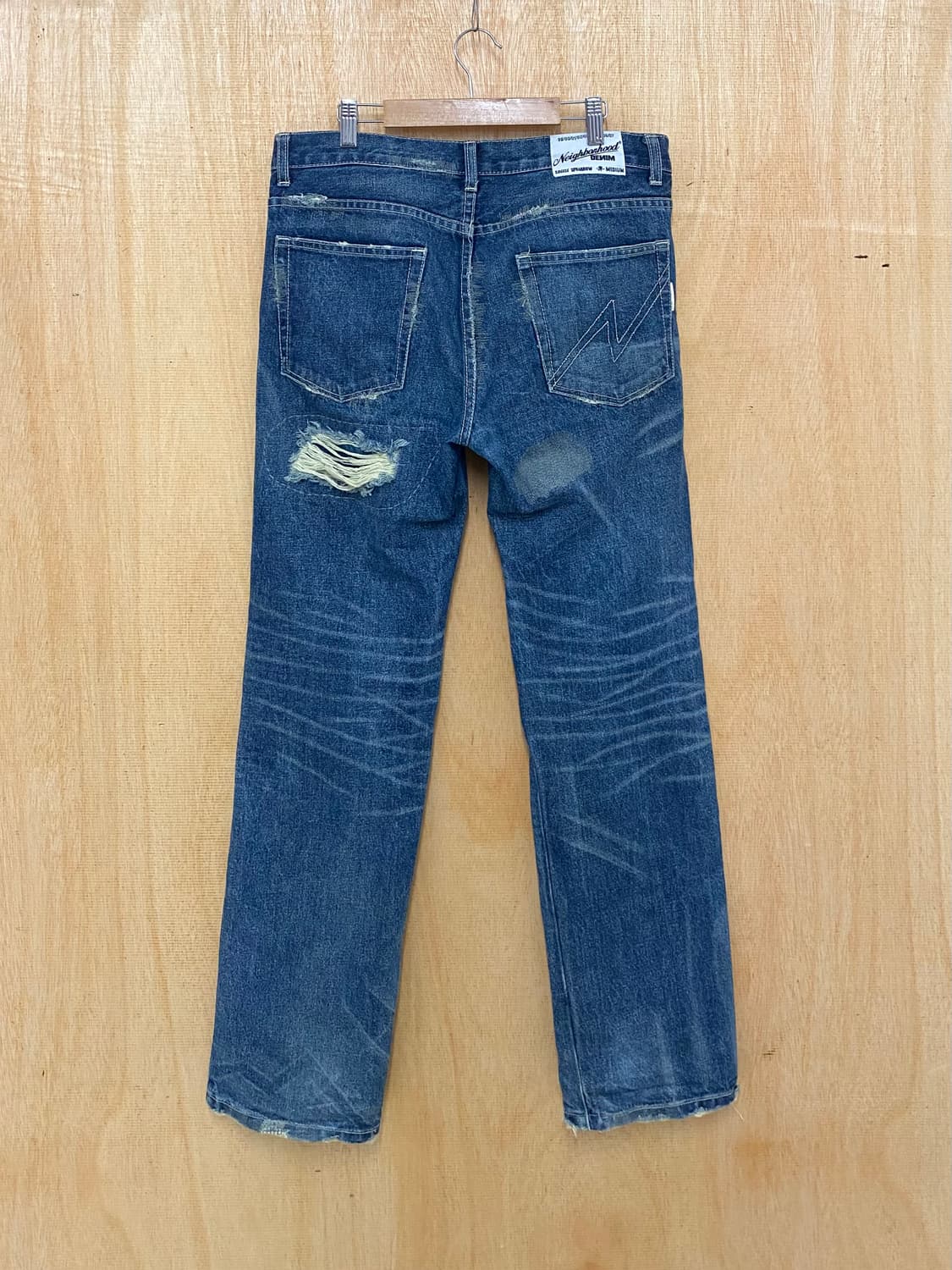2003 NEIGHBORHOOD destroyed repair denim 상품이미지4