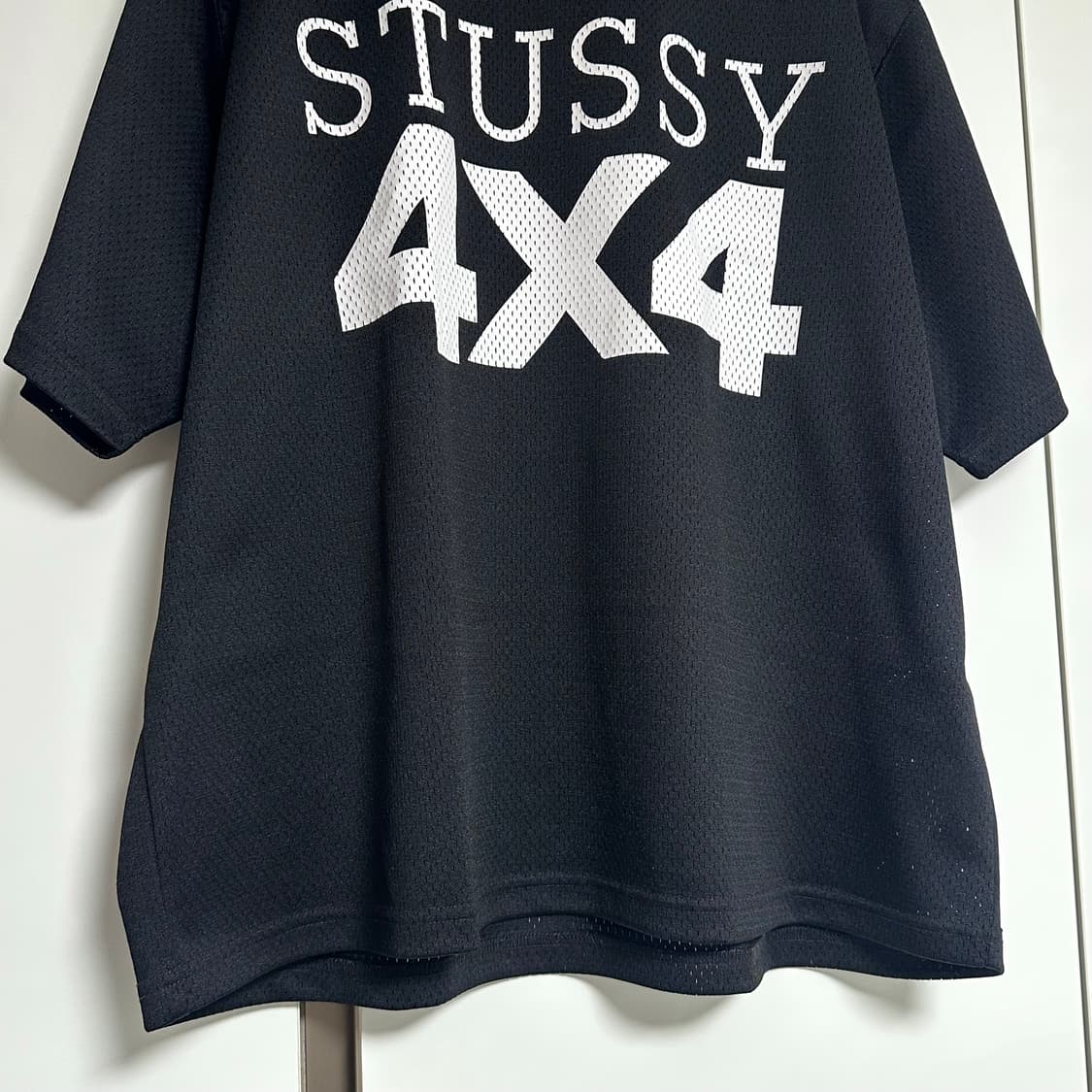 스투시 4x4 메쉬 풋볼 저지 블랙 L사이즈 상품이미지5