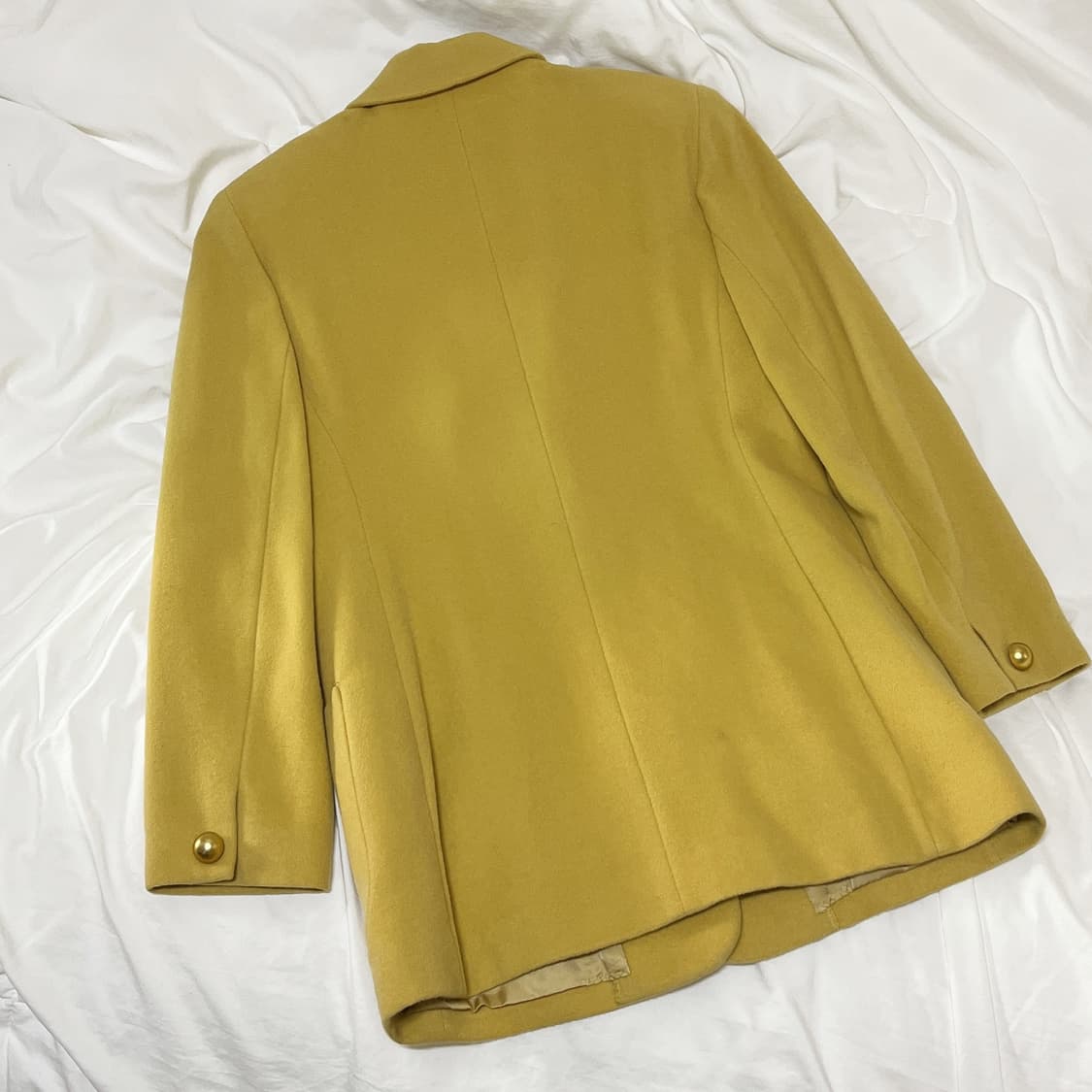 빈티지 ) 머스타드 울자켓 상품이미지4
