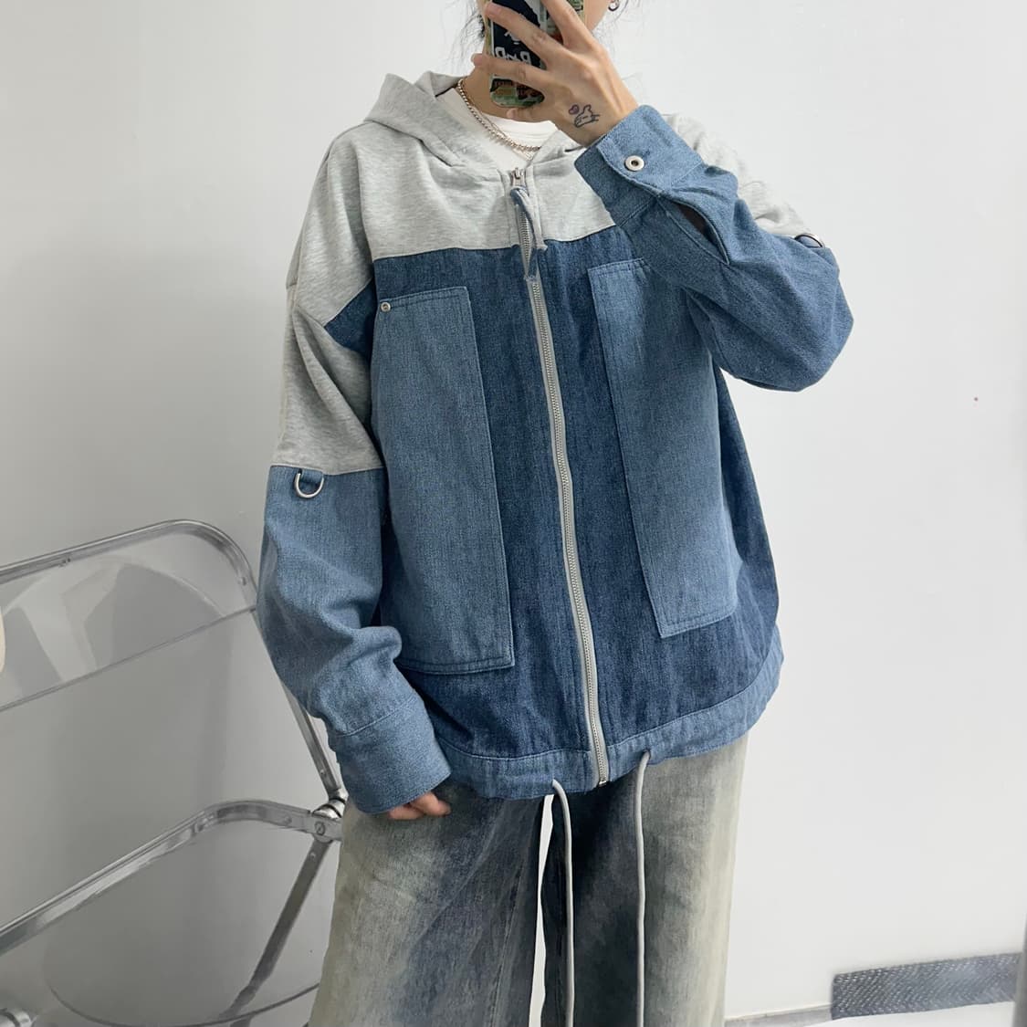Cook jeans 데님 후드 자켓 일본빈티지 japanese brand 상품이미지2