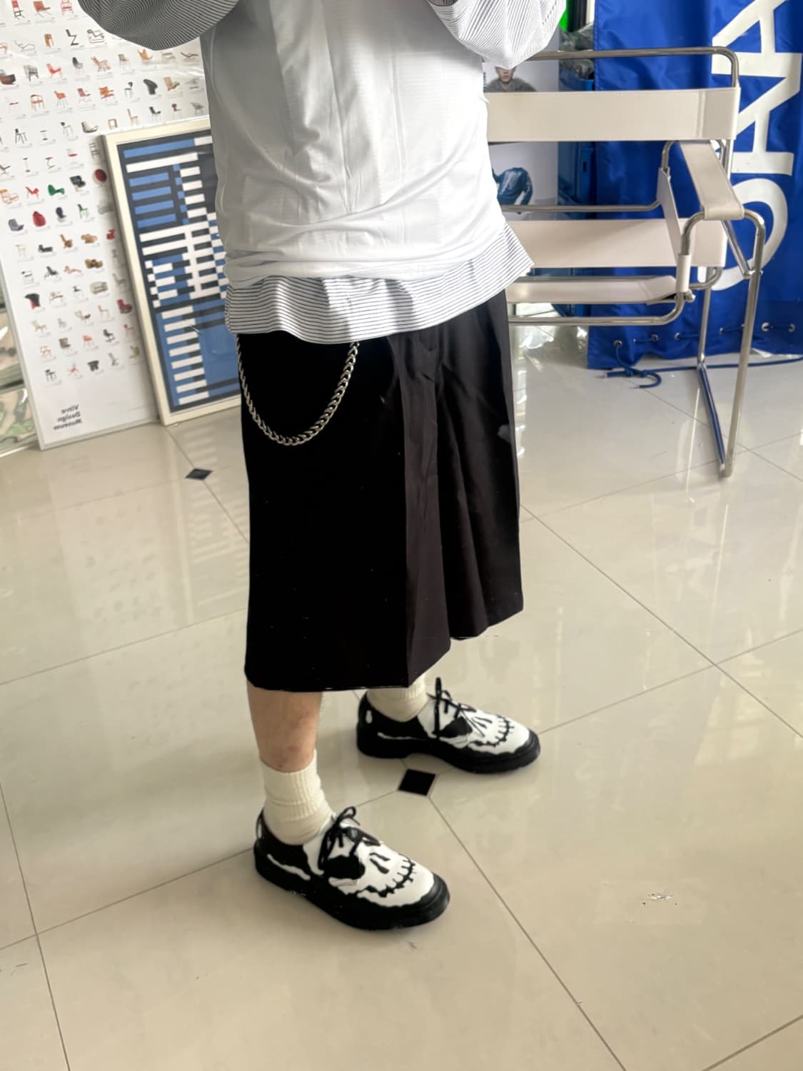 1tuck wide slacks shorts 버뮤다 팬츠 상품이미지1
