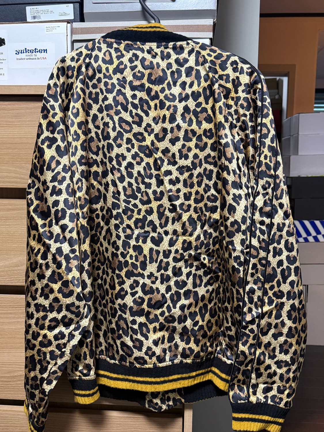 블라인드파일즈 실크 블루종 레오파드 상품이미지4