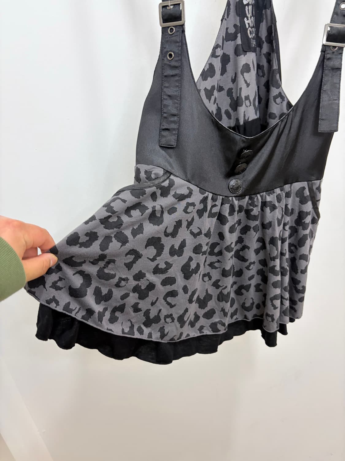 Dress Upin Honey Closet레오파드 펑크 갸루 치마 스커트 상품이미지6