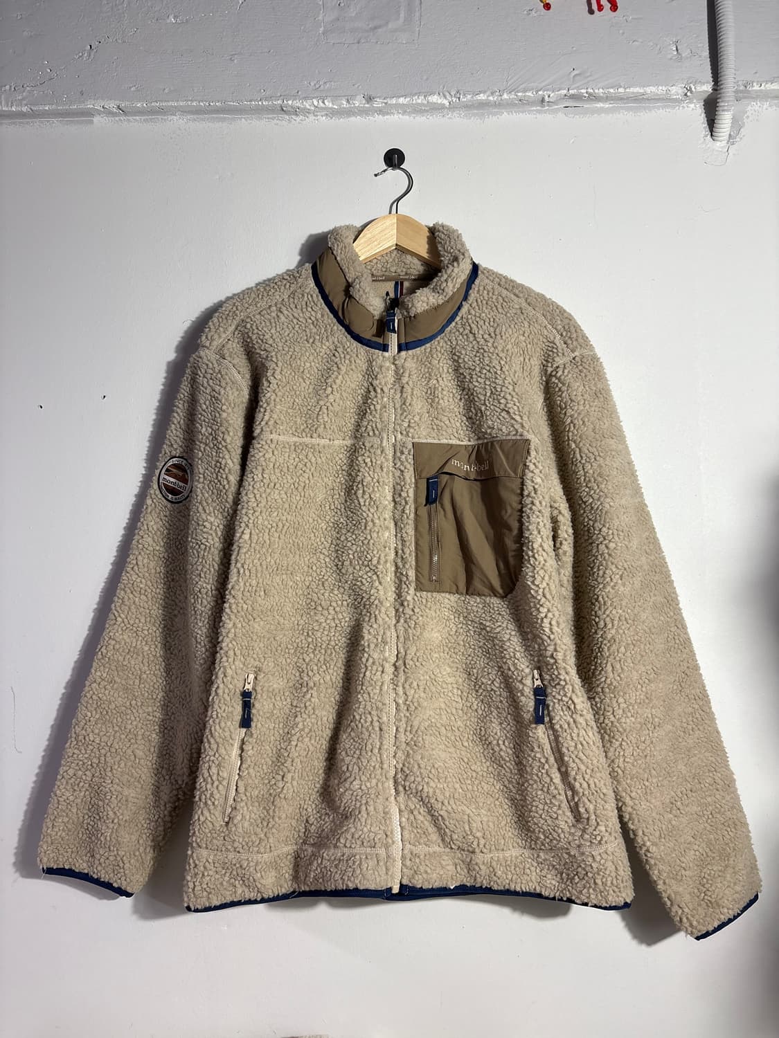 몽벨 양털 보아 플리스 자켓 상품이미지1