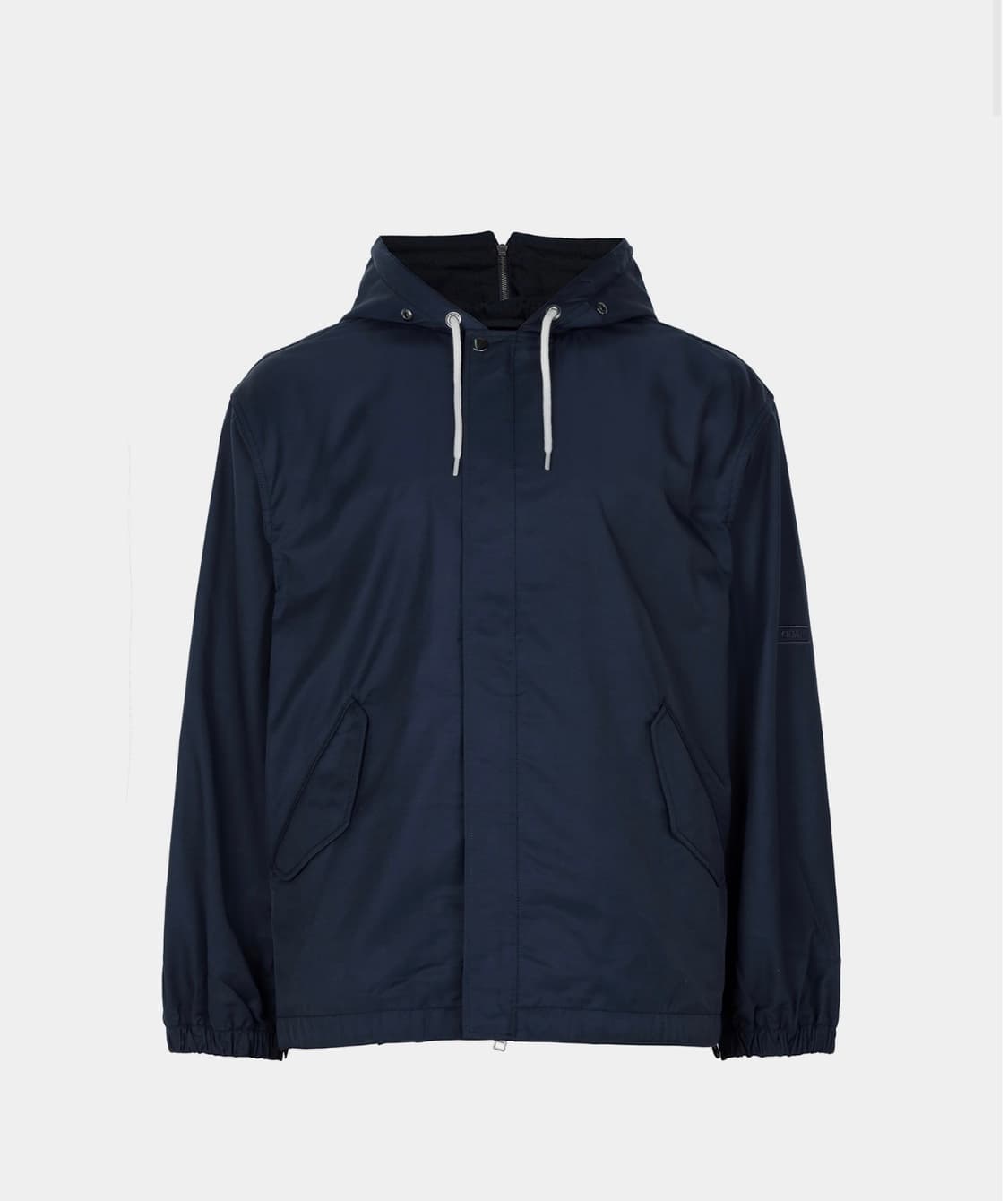 나나미카 26SS 네이비 나일론 트윌 후드 집업 자켓 상품이미지1