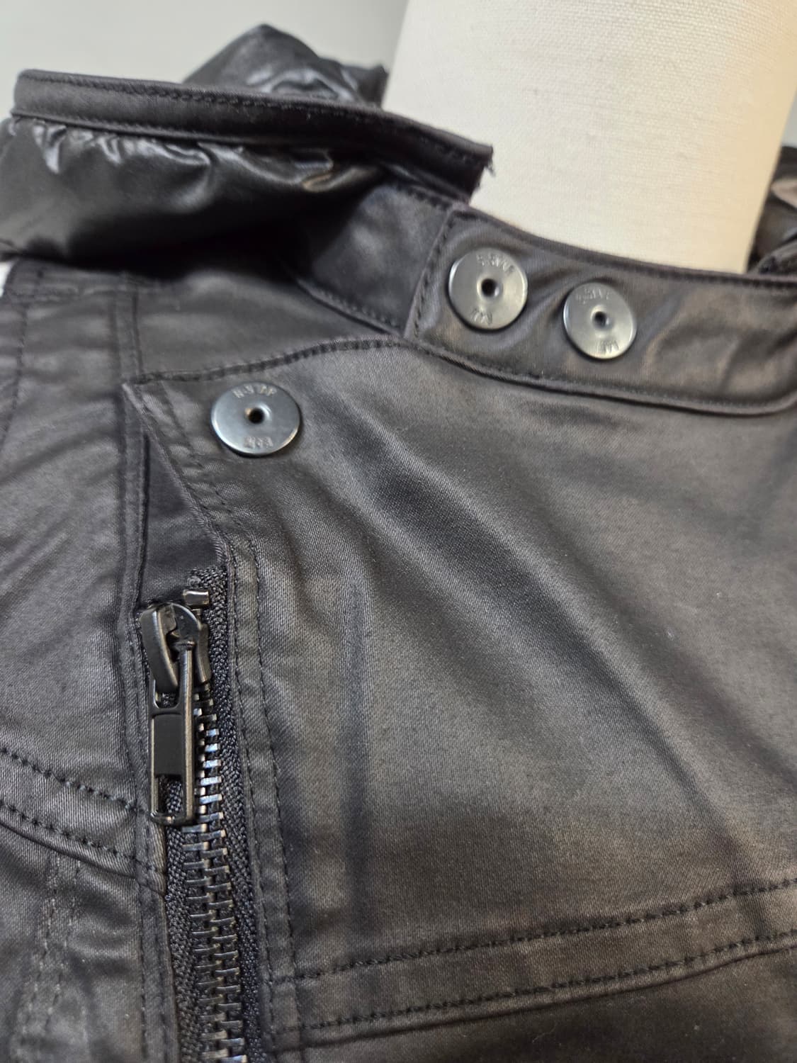 G-Star RAW 블랙 후드 조끼(S)스판 상품이미지5