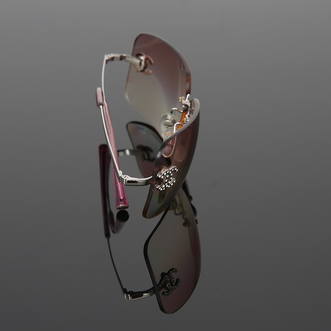 샤넬 라인스톤 CC로고 선글라스 긱시크 무테 안경 4017-D 상품이미지10