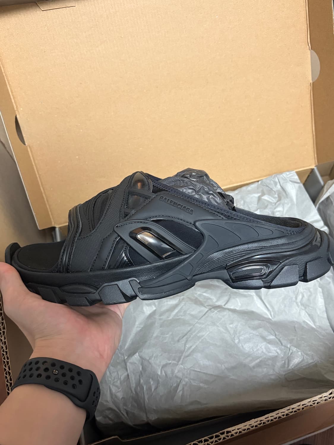 발렌시아가 트랙 슬라이드/BALENCIAGA TRACK SLIDE/42 상품이미지2