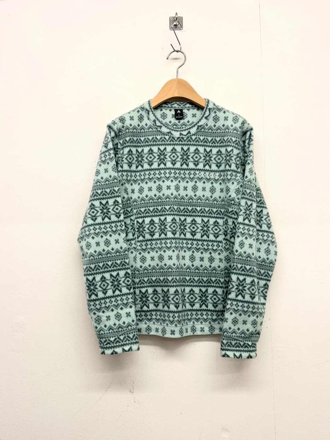 JPN 몽벨 노르딕패턴 플리스 티셔츠 상품이미지1