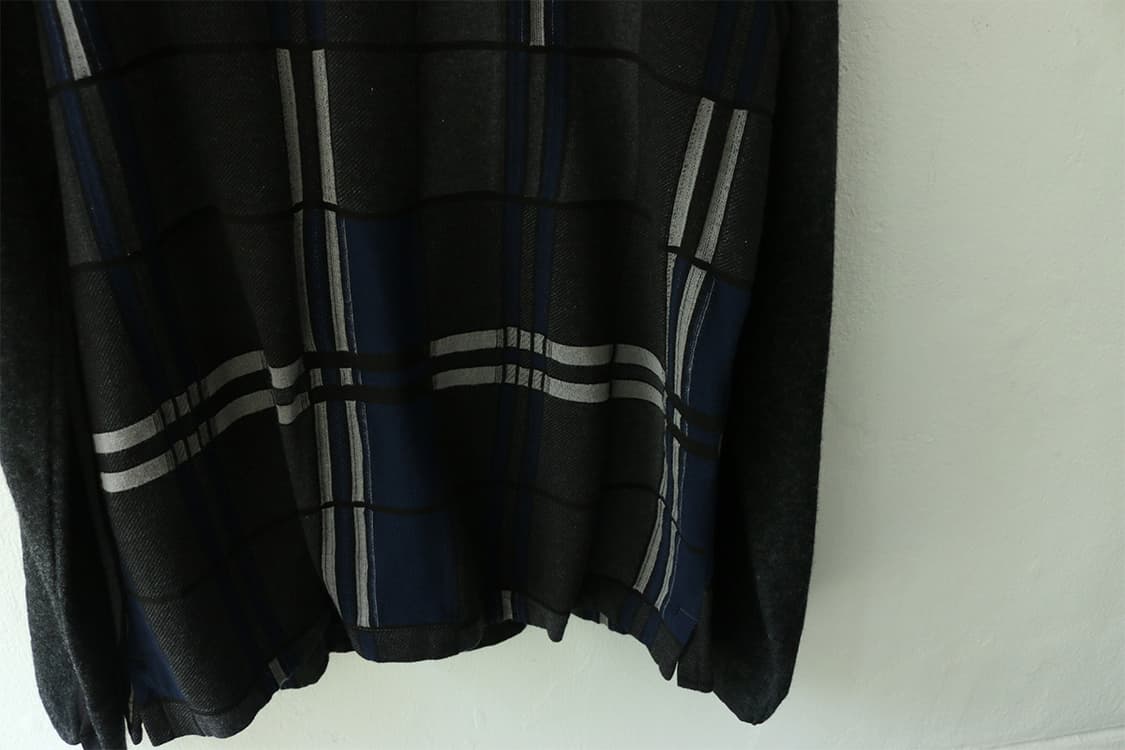 카반 드 주카 체크 롱슬리브 니트 상품이미지6