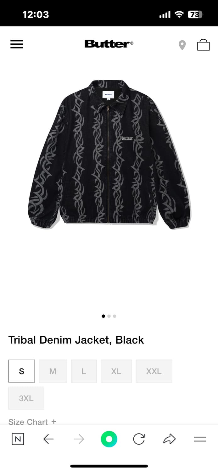 Butter goods 데님 자켓 상품이미지1