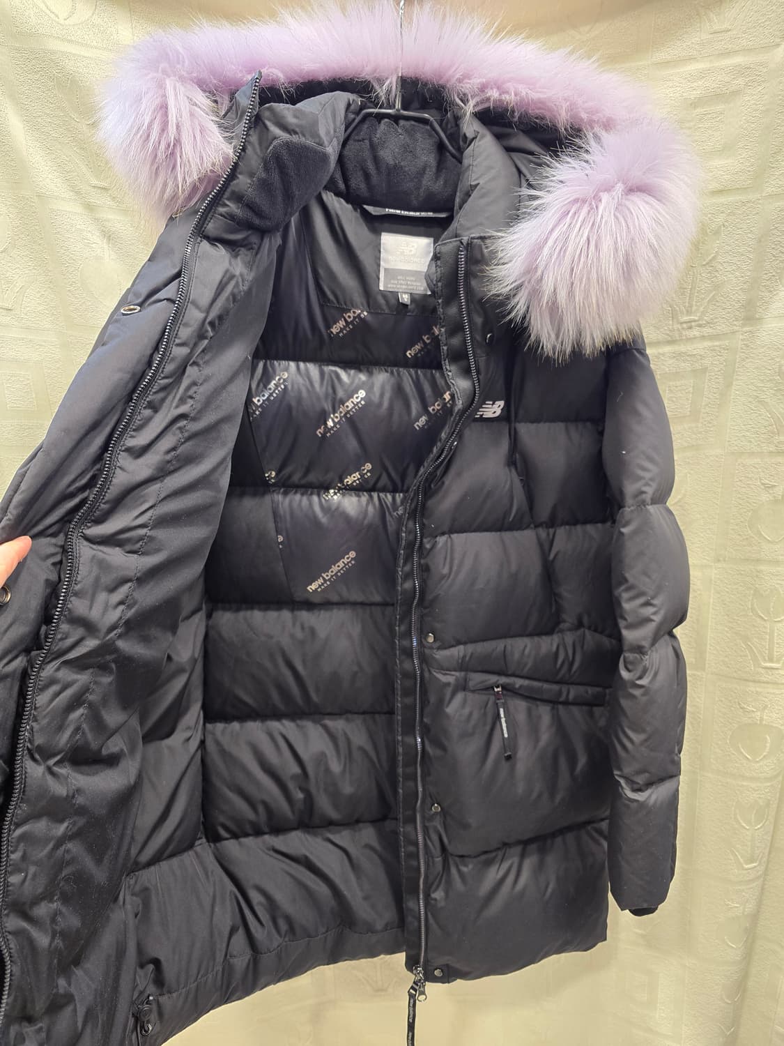 뉴발란스 덕다운 패딩 블랙 S~M 상품이미지7