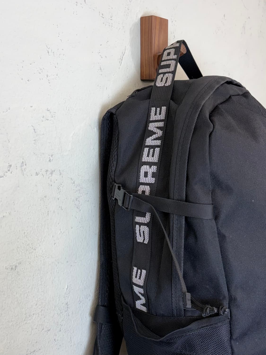 Supreme 슈프림 18ss 코듀라 백팩 블랙 상품이미지5