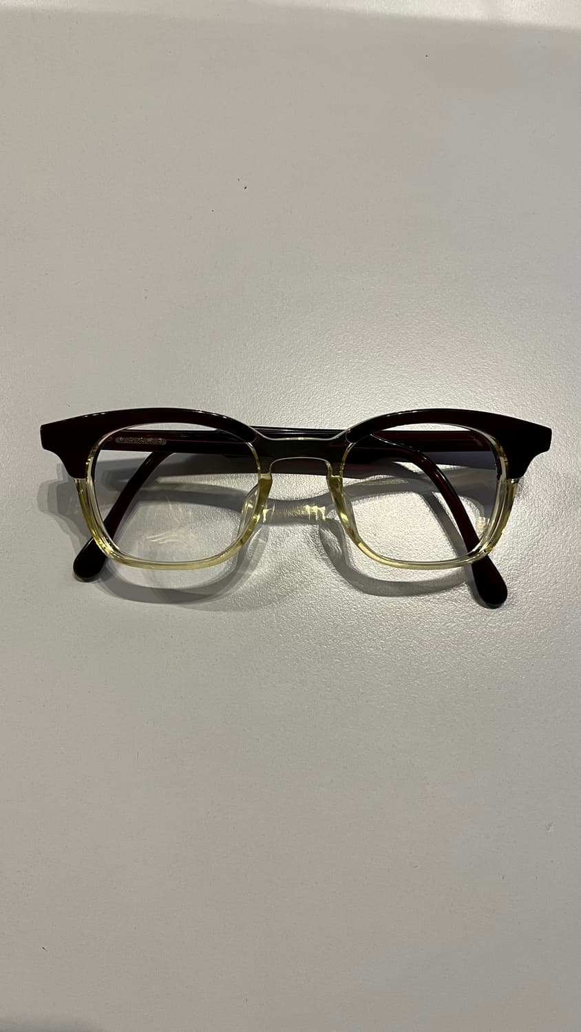 백산안경 포스트 투톤 브라운 상품이미지2