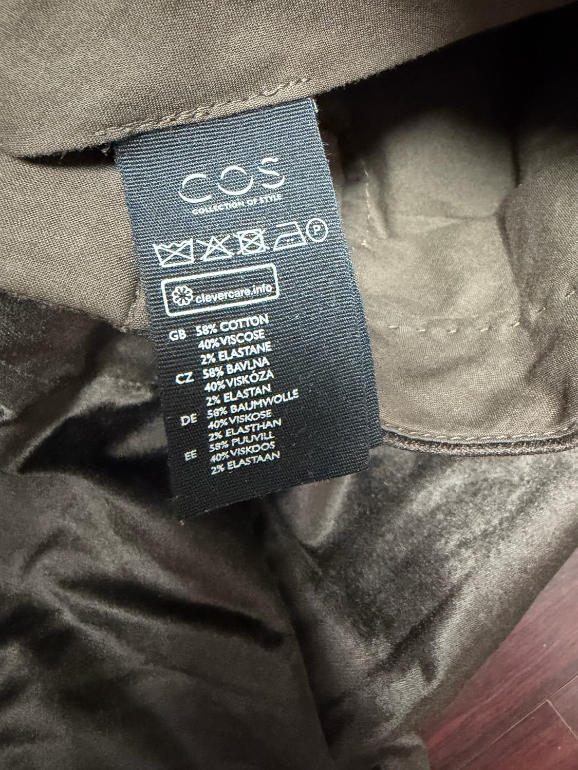 Cos 코스 여성 바지 상품이미지3