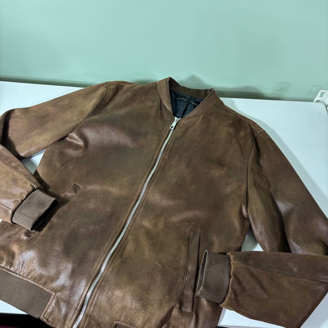 95-100 L 자라 맨 스웨이드자켓 상품이미지1