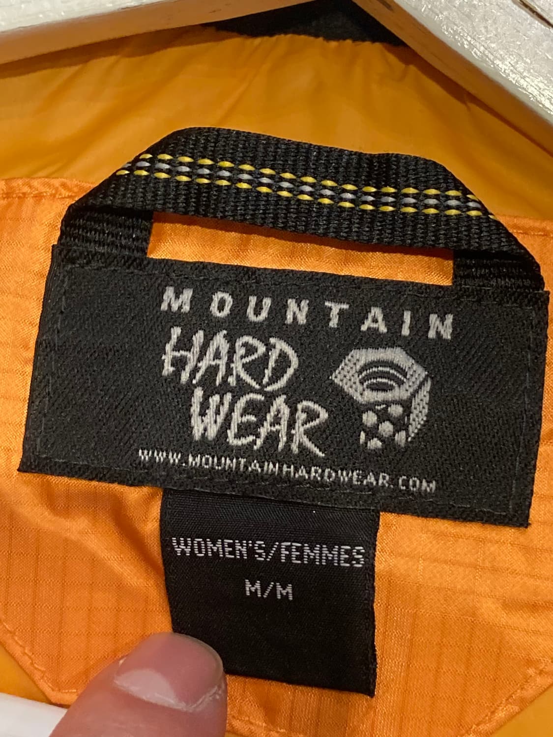 마운틴하드웨어 오렌지 패딩 자켓 여성M 상품이미지5