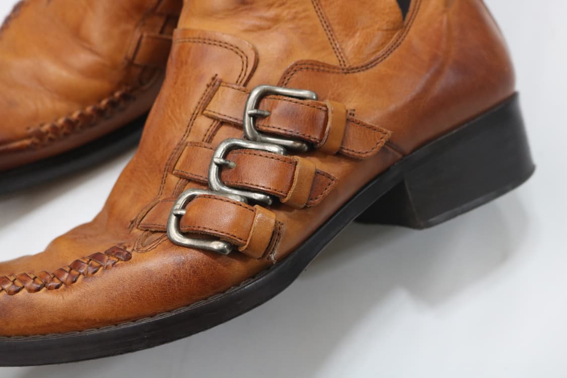 훕데두 스퀘어토 버클 스트랩 부츠 상품이미지5