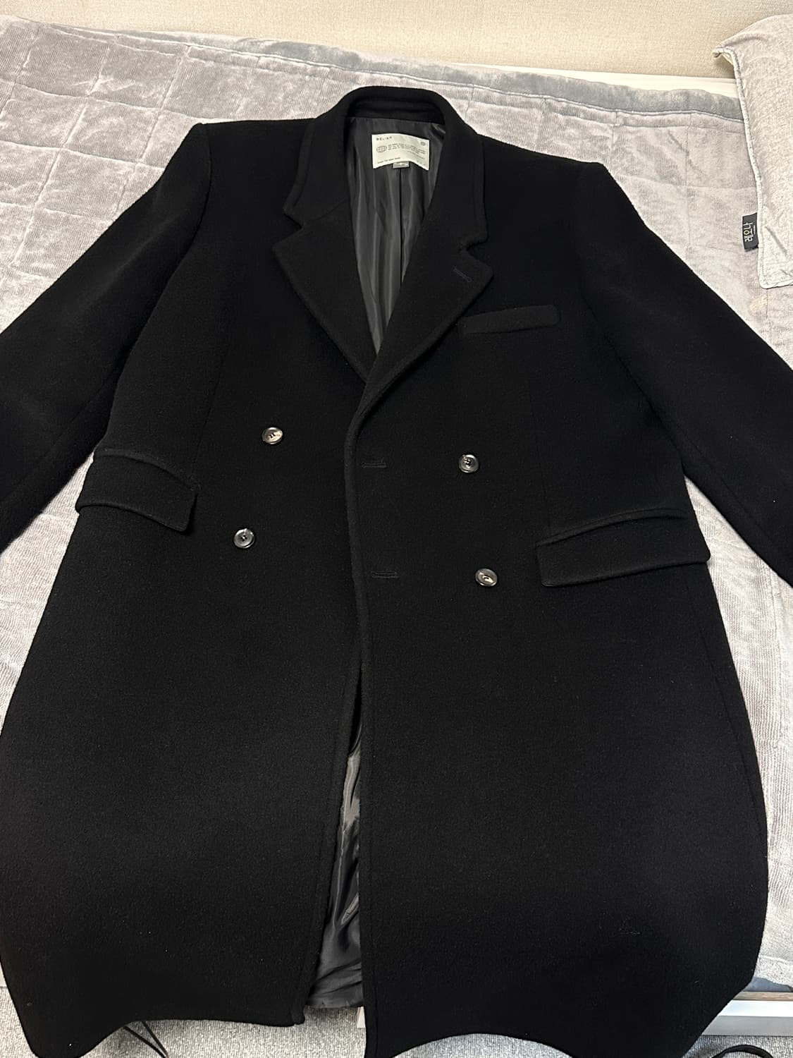 25fw 벨리에 버티컬 더블코트 105 상품이미지1