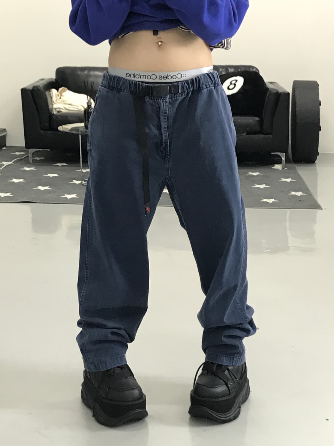 그라미치 오리지널 네이비 팬츠 상품이미지1