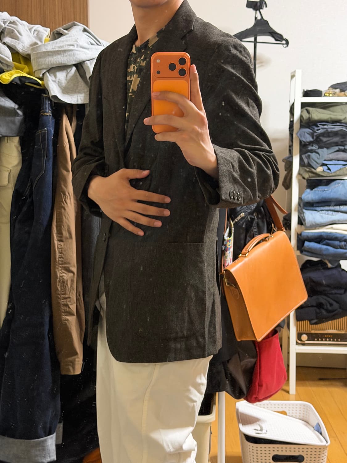 LANVIN 랑방 올리브 울 블레이저 상품이미지2