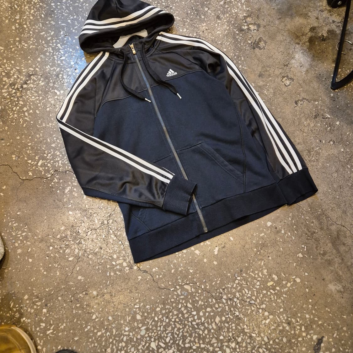 M 아디다스 블랙 후드집업  상품이미지7