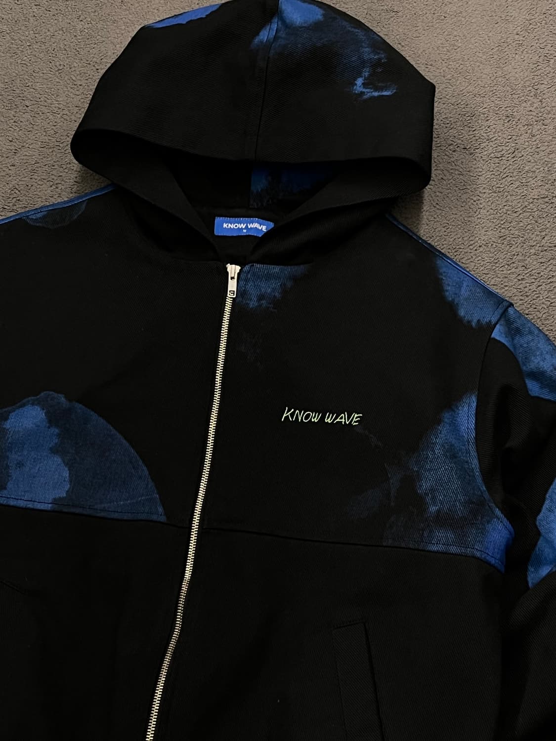 노우웨이브 블루 프린트 워크후드 자켓 처분  상품이미지2