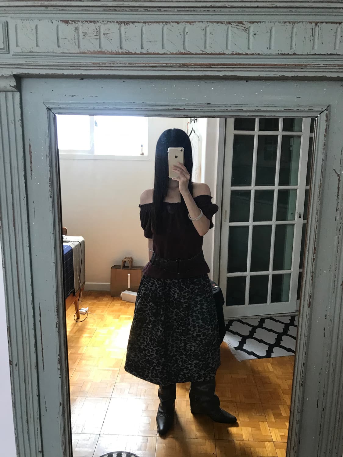 vintage off-shoulder top 상품이미지2