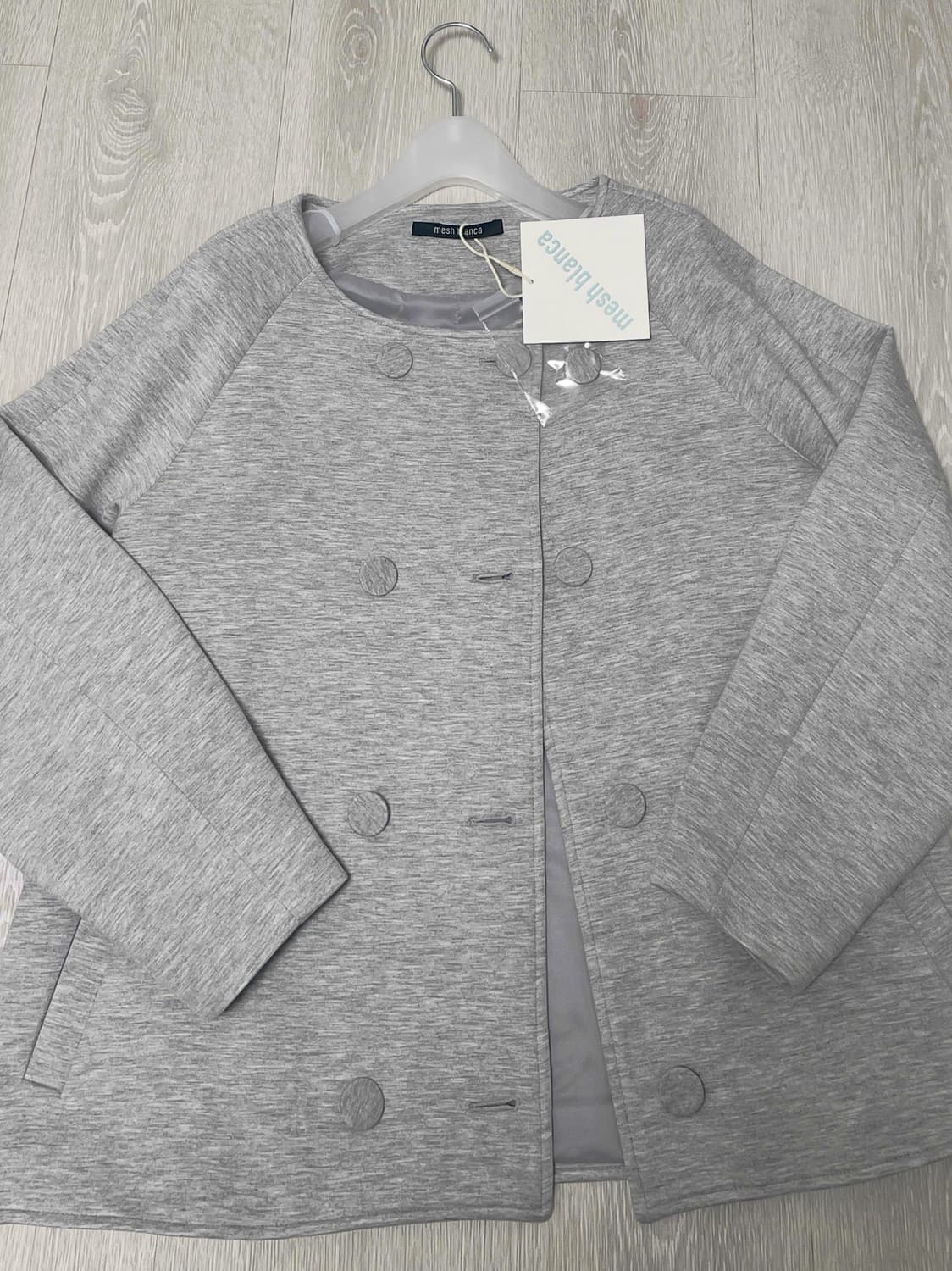 mesh blanca Jersey double-b jacket gray 상품이미지6