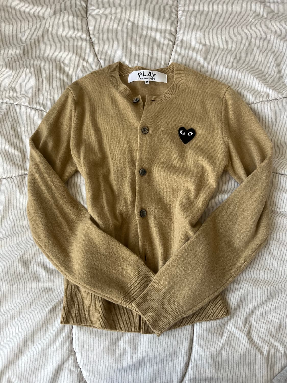 꼼데 가르송 가디건 브라운 상품이미지1