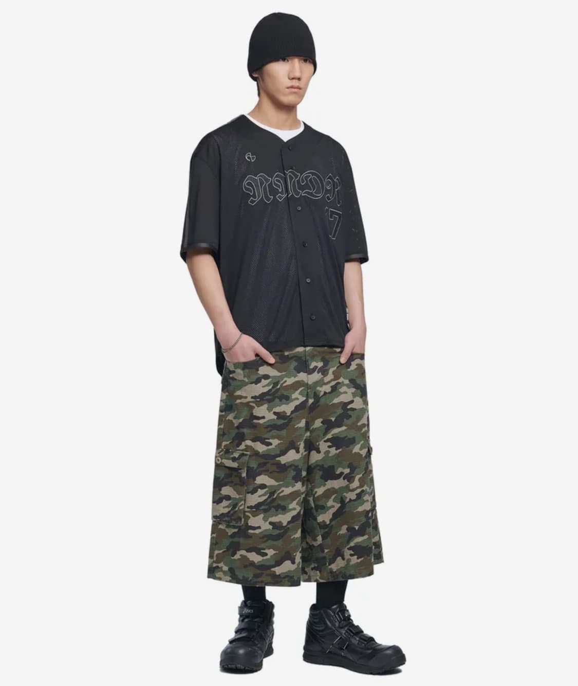 노매뉴얼 립스탁 카모 버뮤다 D.P CARGO BERMUDA PANTS 상품이미지2
