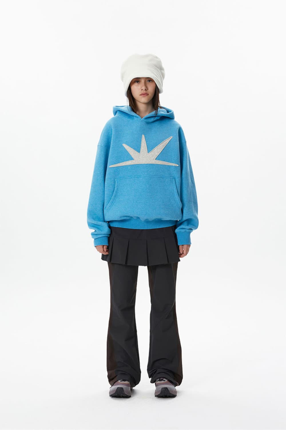 썬러브 플리스 롤 햇 모자 아이보리 상품이미지4