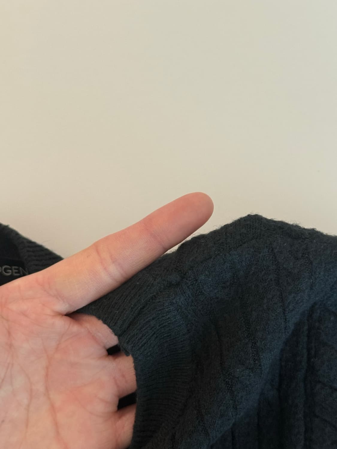 블랙 니트 빈티지 반팔 여성 상품이미지3