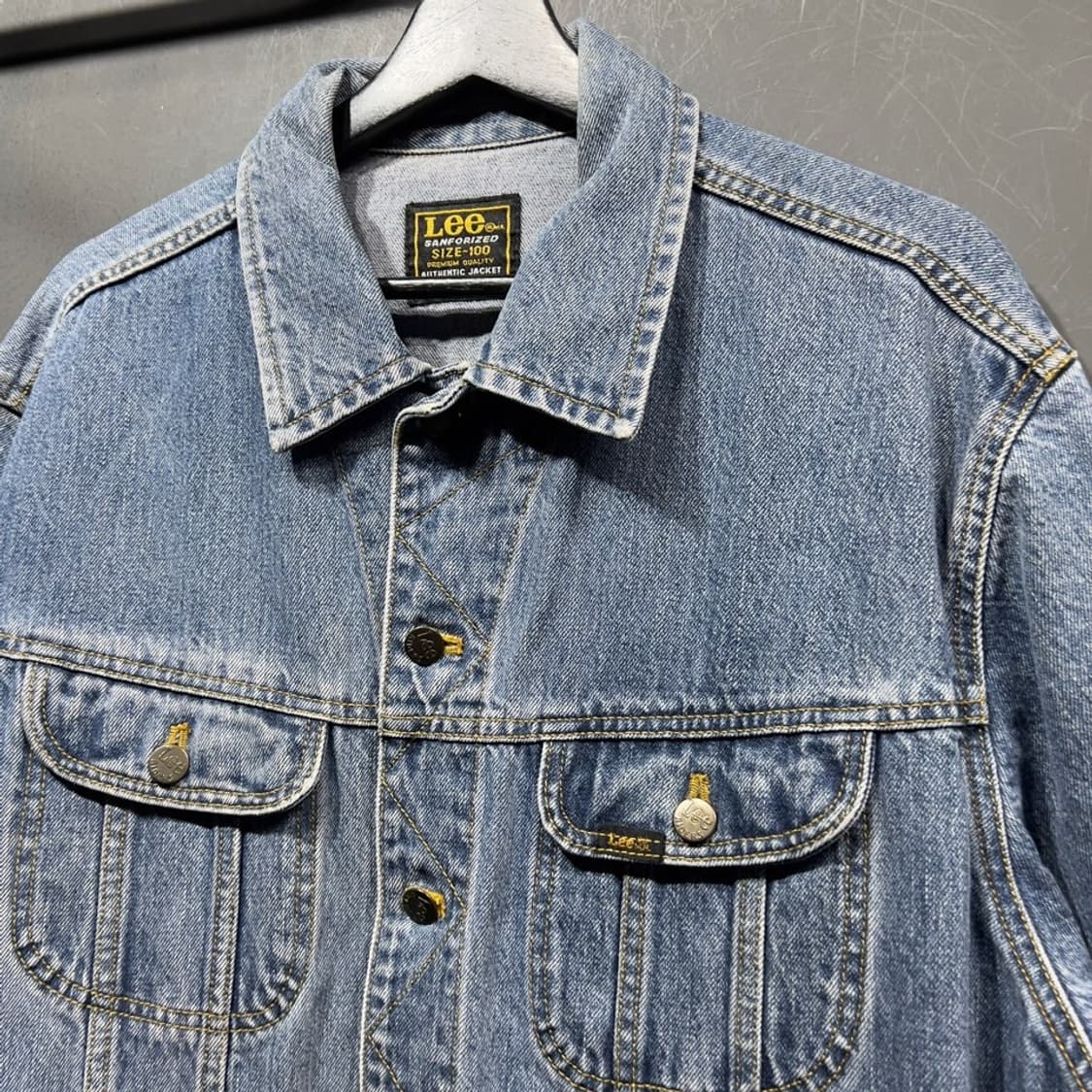 리 베이직 데님자켓 상품이미지4