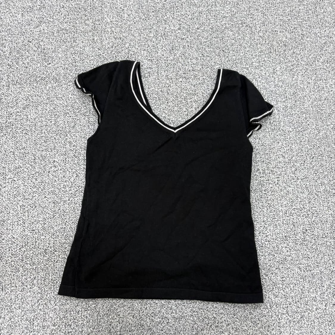 M Barbie 바비 프릴 반팔 니트 0407J 상품이미지3