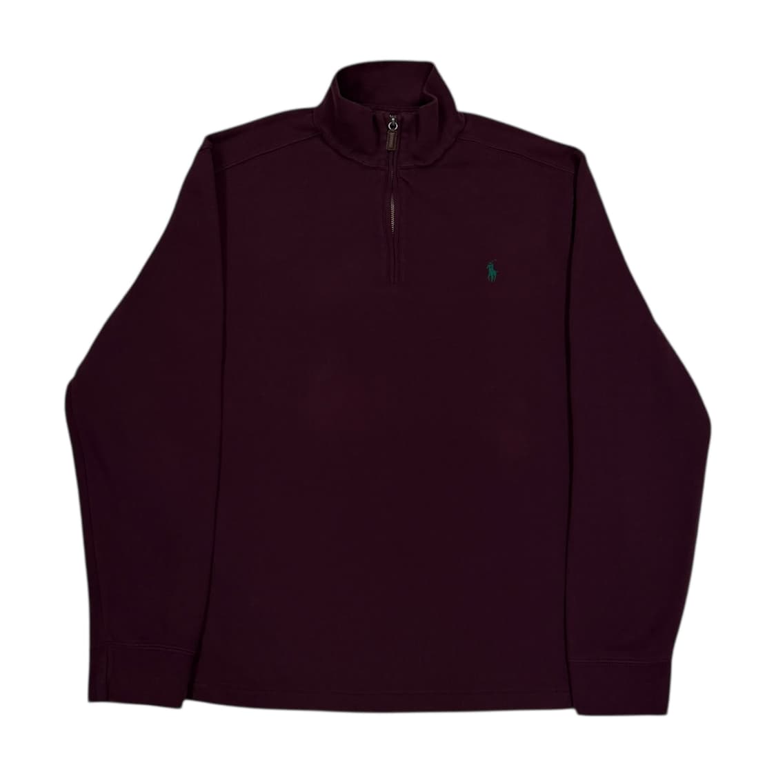 폴로 랄프로렌 하프 반집업 스웻셔츠 긴팔 버건디 마룬 레드 L 상품이미지1