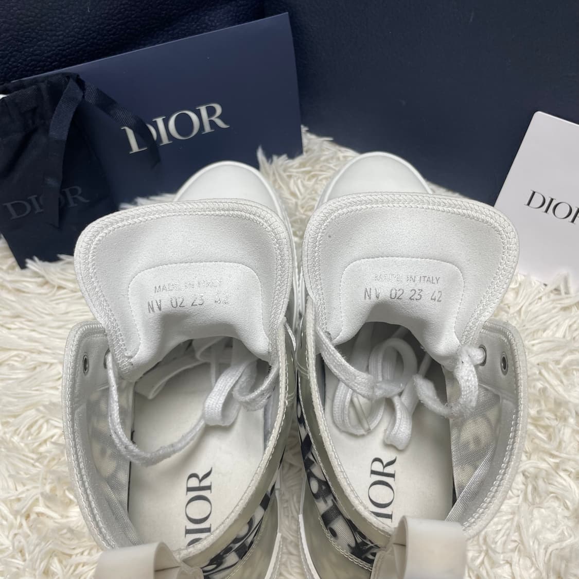 [정품 42] 디올 B23 오블리크 하이 스니커즈 상품이미지7
