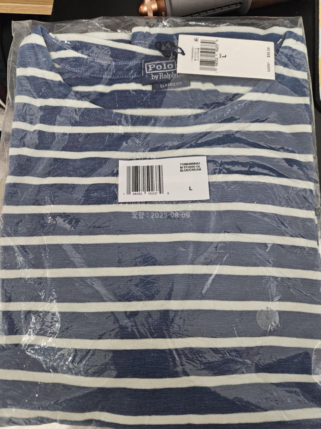 폴로 랄프로렌 스트라이프 긴팔 티셔츠(25ss) 상품이미지2