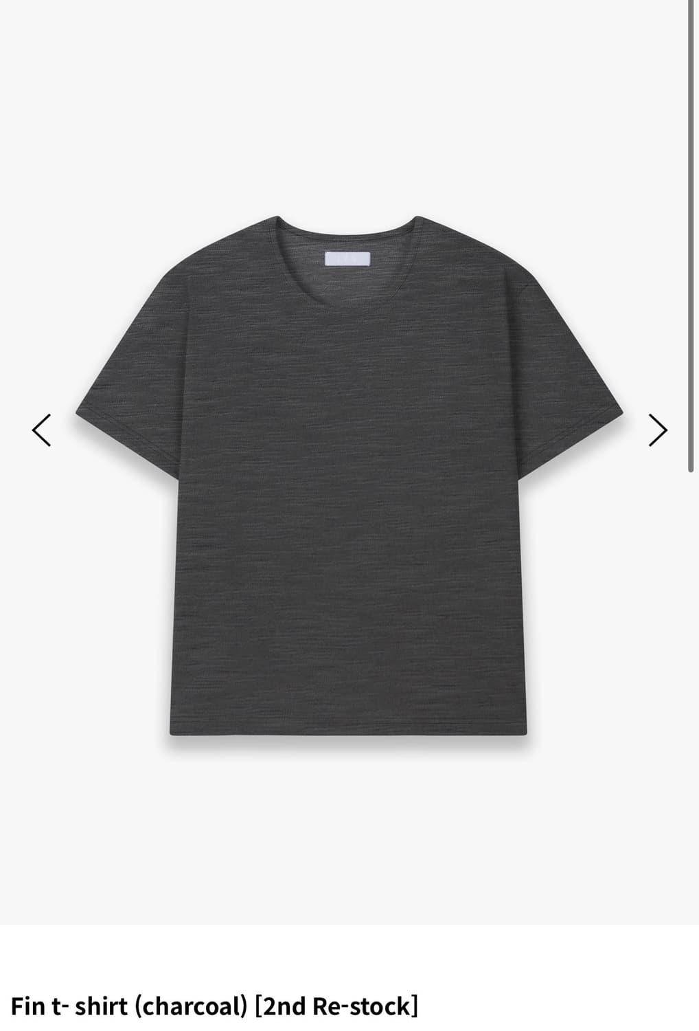 Les Fin t- shirt (charcoal) 상품이미지1