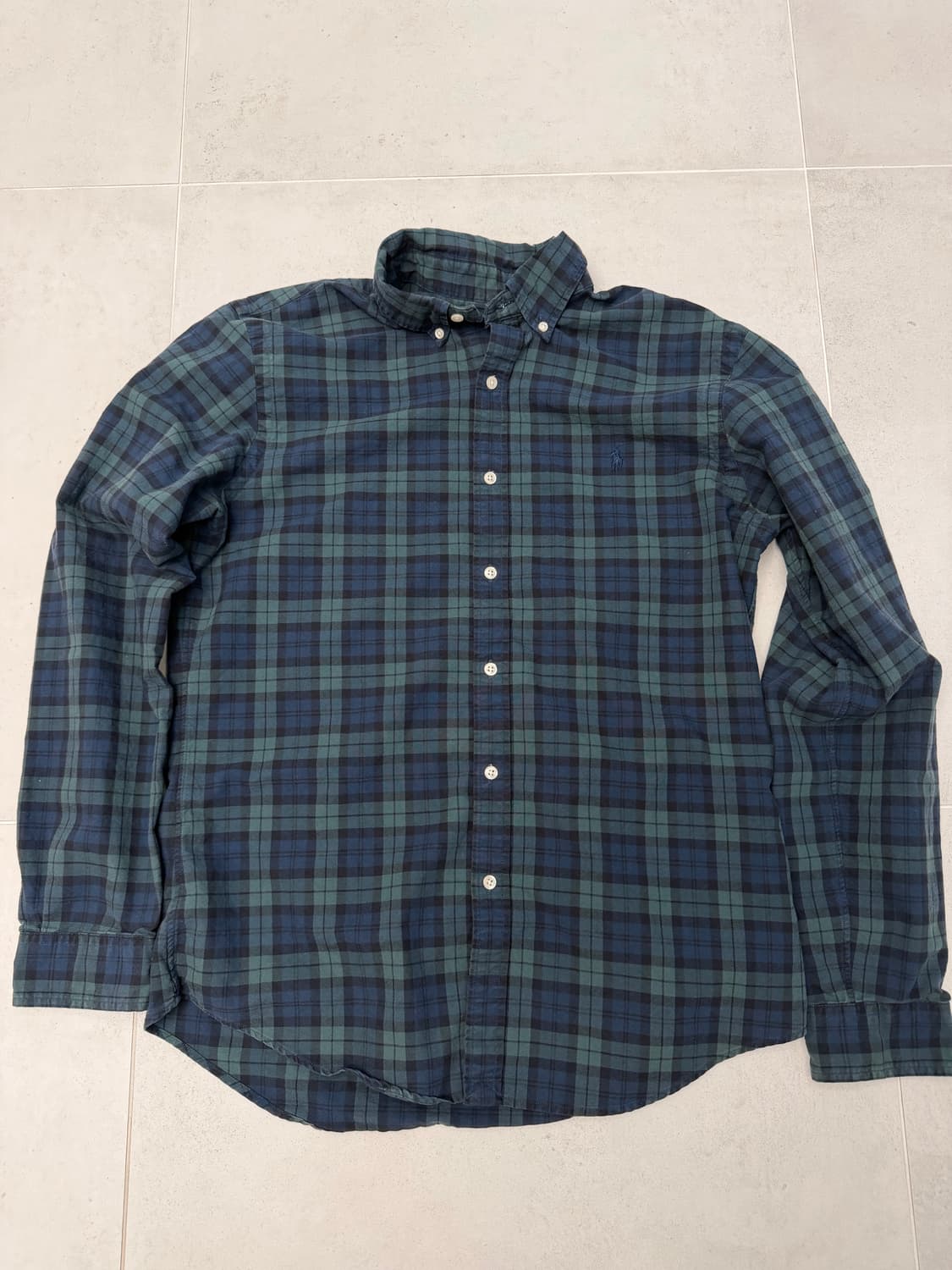 폴로 랄프로렌 체크 옥스포드셔츠 클래식핏 M(105정도 거의새상품) 상품이미지2