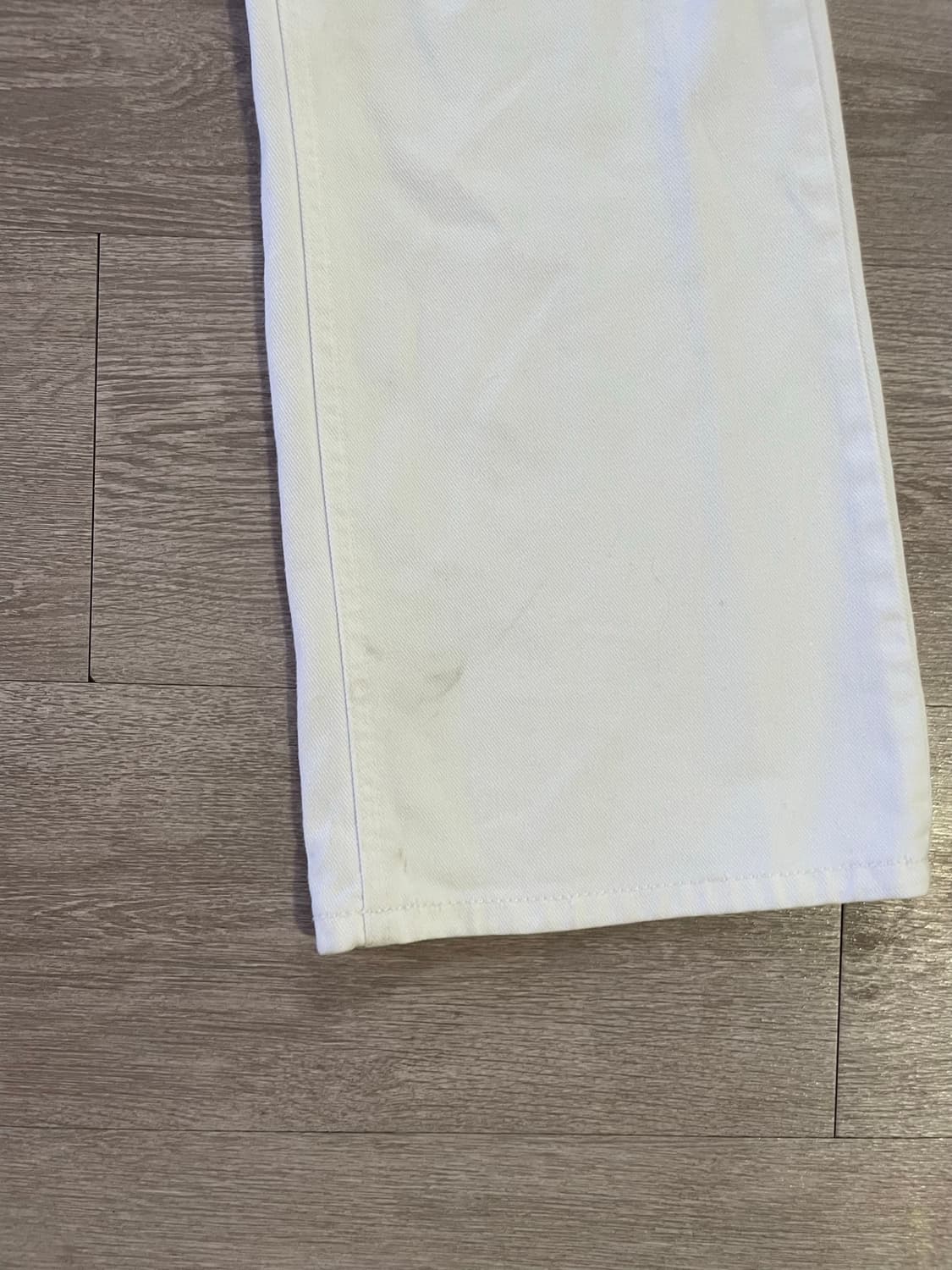 플레어진 부츠컷 화이트진 빈티지 밸바텀 상품이미지2
