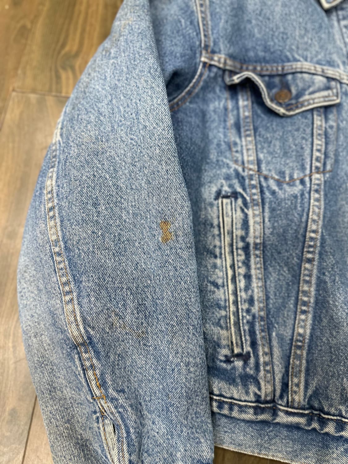 90s 리바이스 usa 70506-0316 데님 트러커 100사이즈 상품이미지5